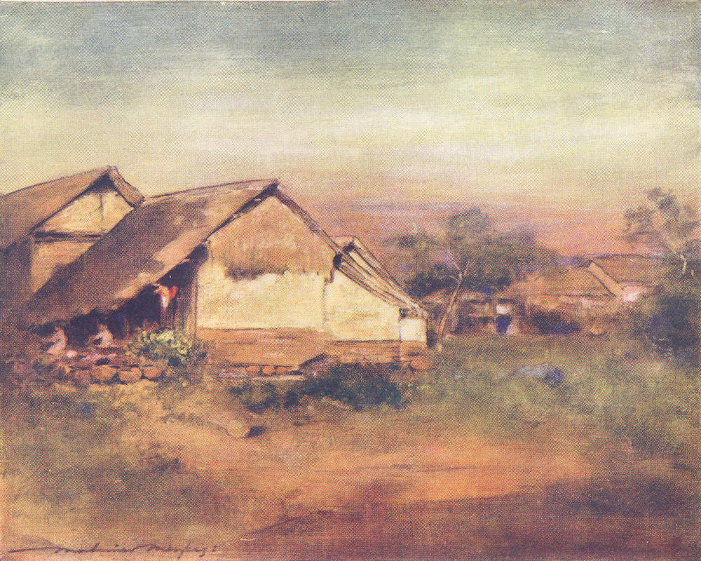 BURMA. At Mandalay, Burma 1920 old antique vintage print picture